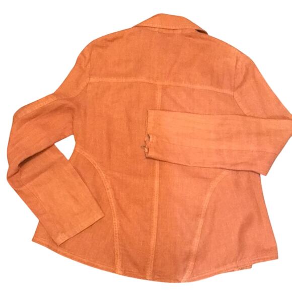 Free People Linen Blend Jacket. M - Picture 4 of 5